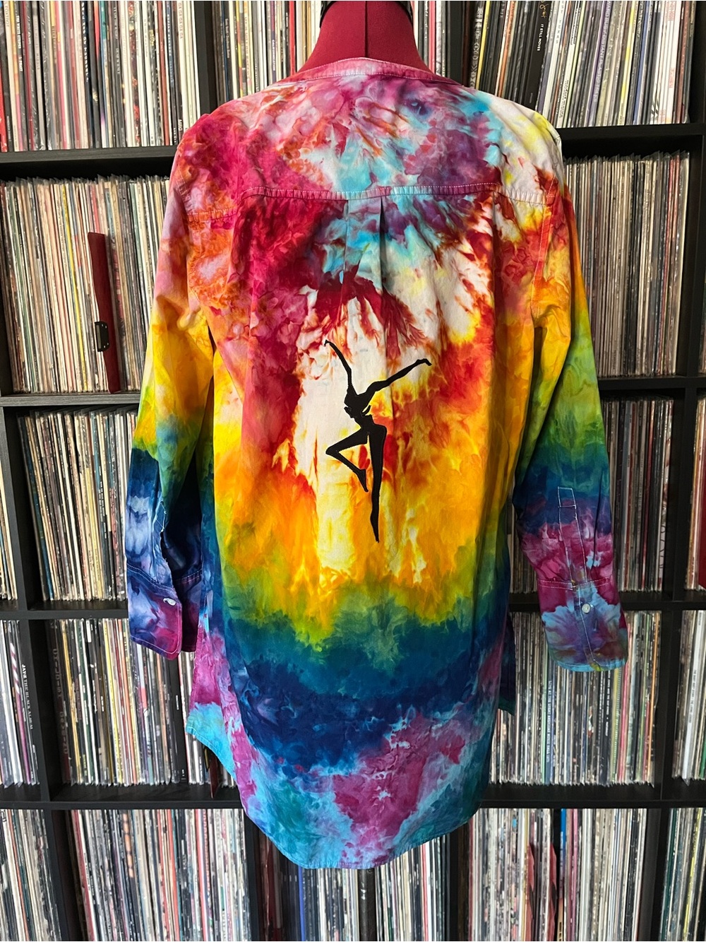 DMB ice dyed cotton firedancer tour festival handmade shakedown 🌈